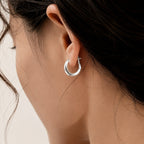 Chunky Huggie Hoops
