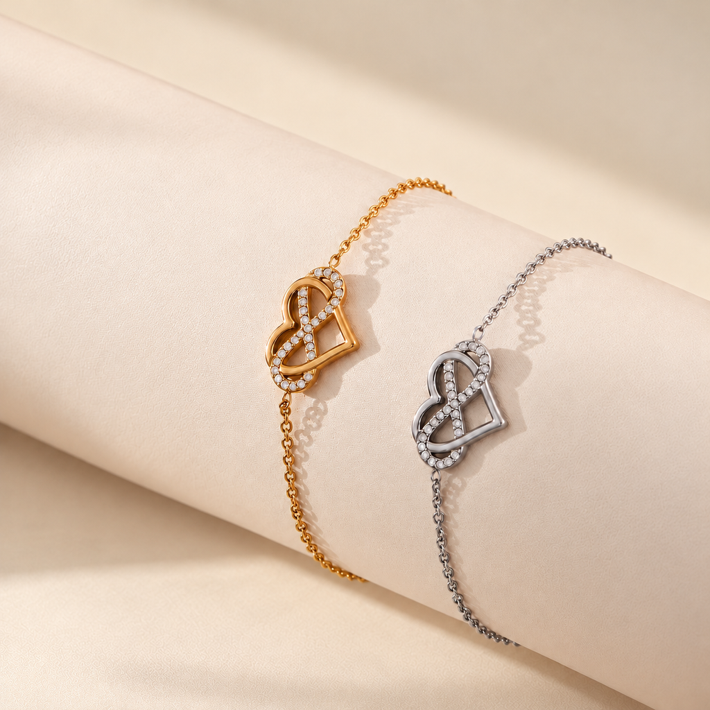 Infinity Heart Bracelet