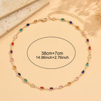Colorful Crystal Beaded Necklace