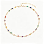 Colorful Crystal Beaded Bracelet