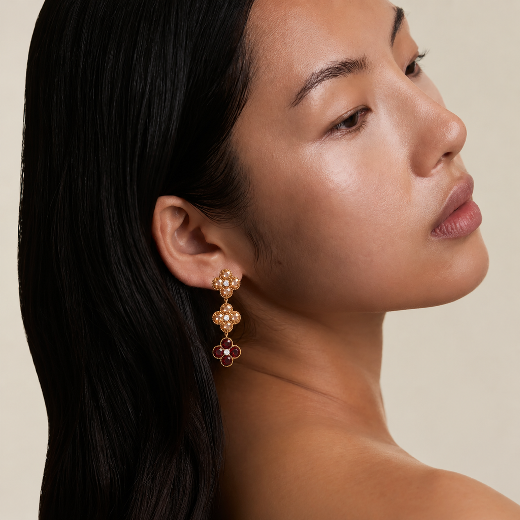 Four Leaf Clover Earrings