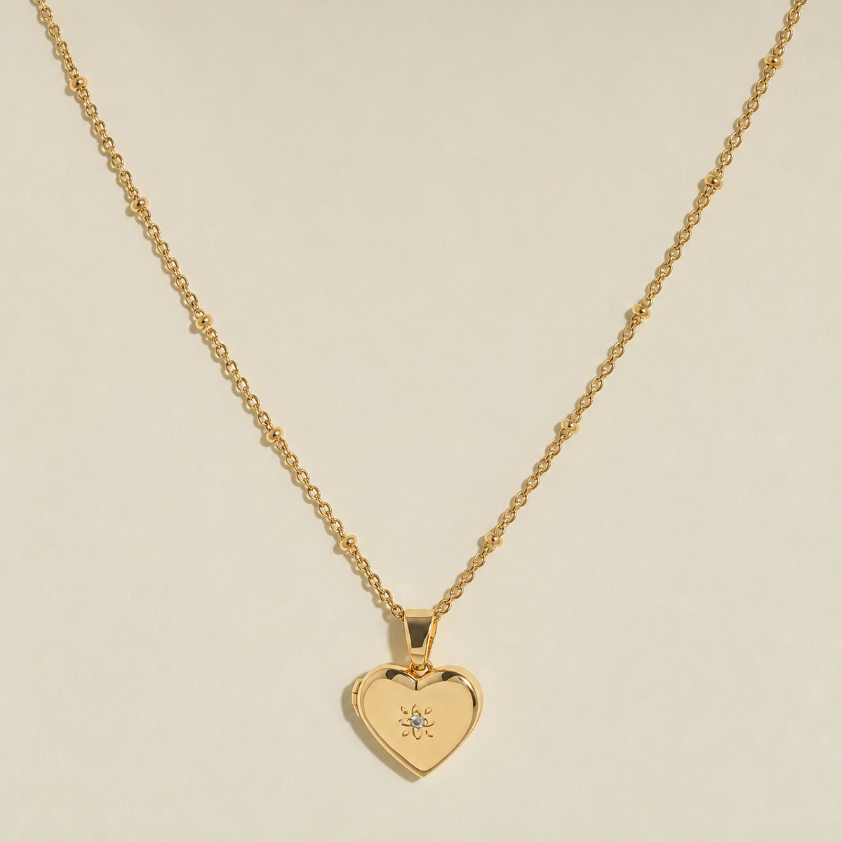 Vintage Photo Locket Necklace
