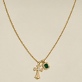 Cross Charm Pendant Necklace