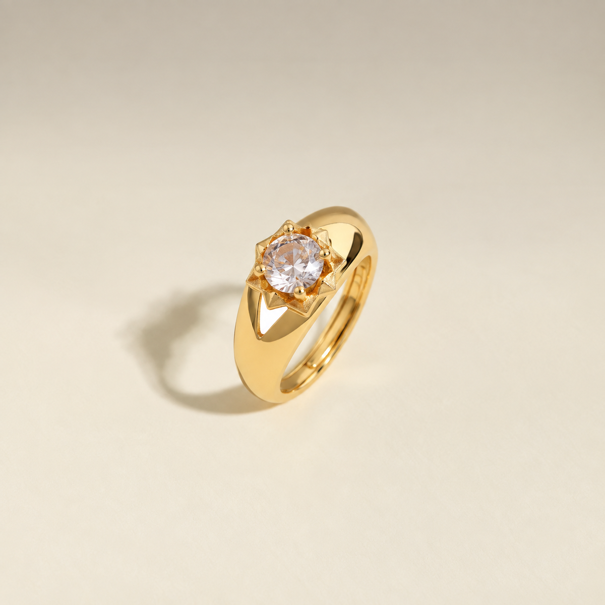 Celestial Zircon Adjustable Ring