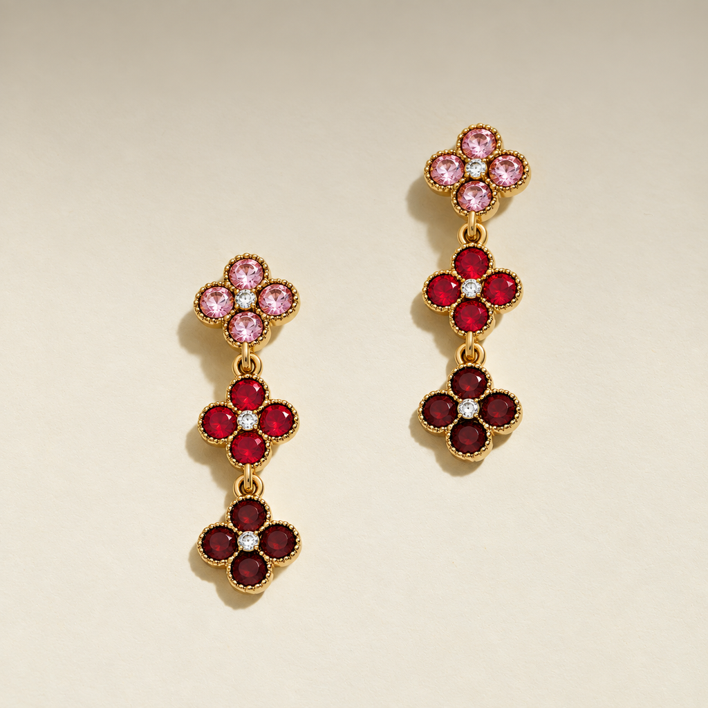 Four Leaf Clover Earrings