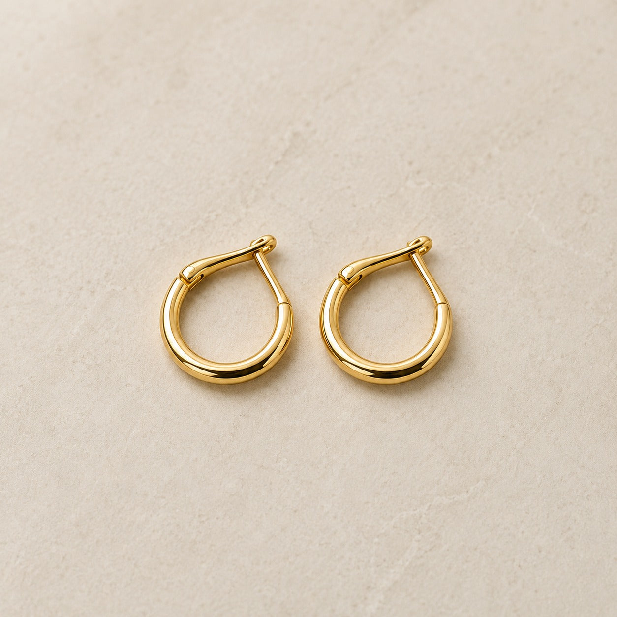 Chunky Huggie Hoops
