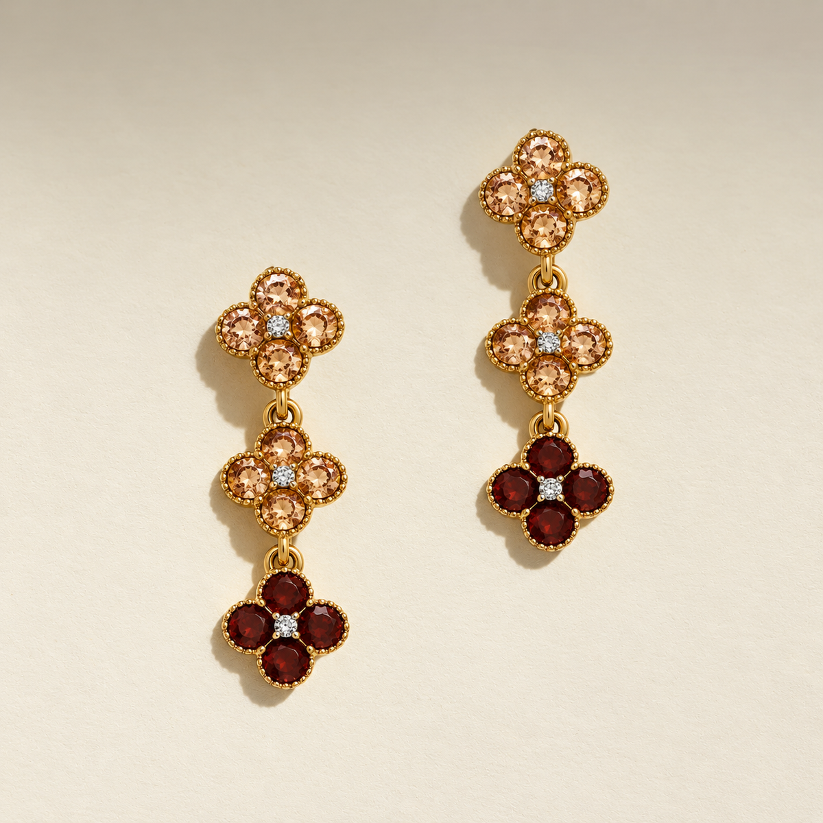 Four Leaf Clover Earrings