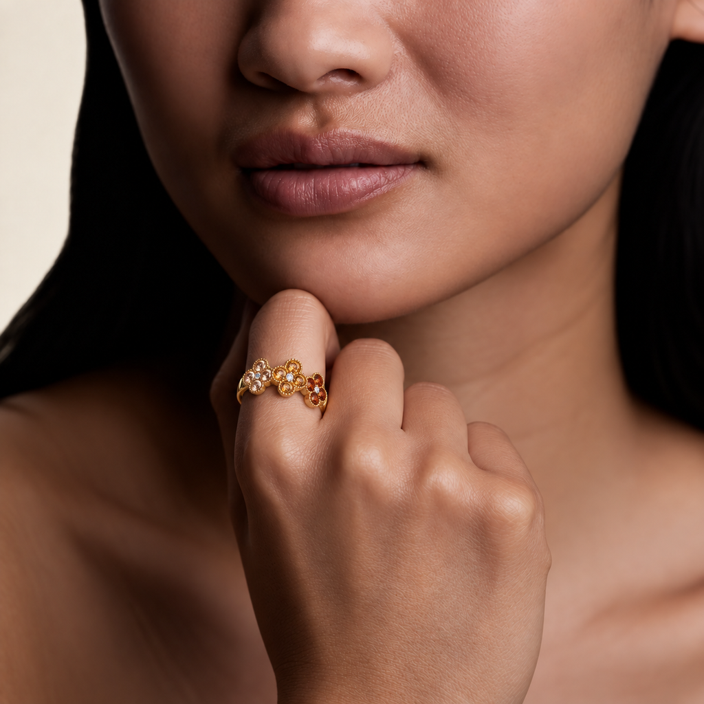 Four Leaf Clover Ring