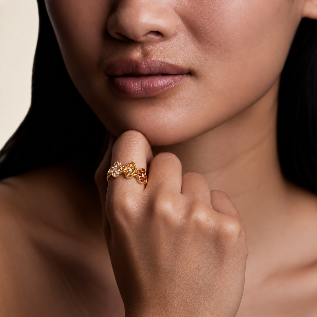 Four Leaf Clover Ring