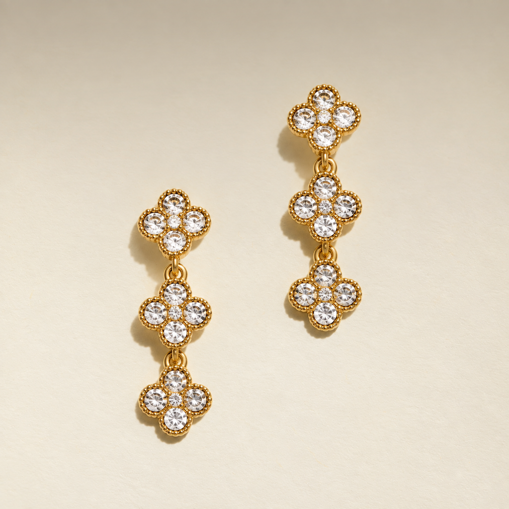 Four Leaf Clover Earrings