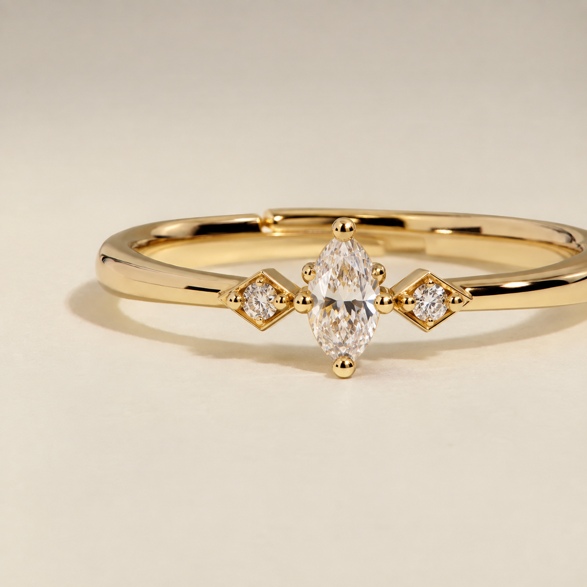 Celestial Zircon Adjustable Ring