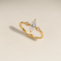 Celestial Zircon Adjustable Ring