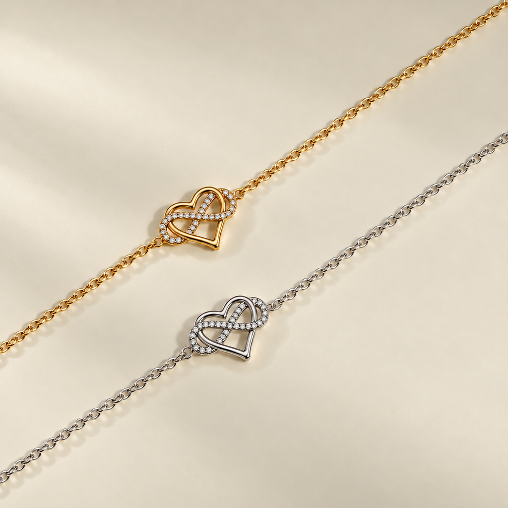 Infinity Heart Bracelet