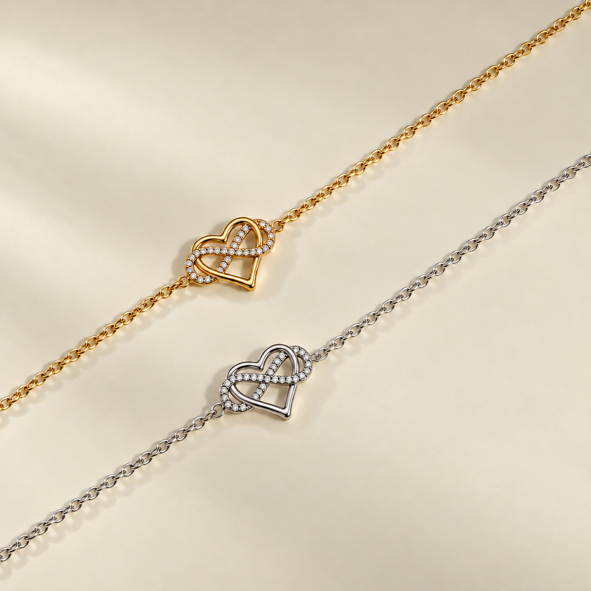 Infinity Heart Bracelet