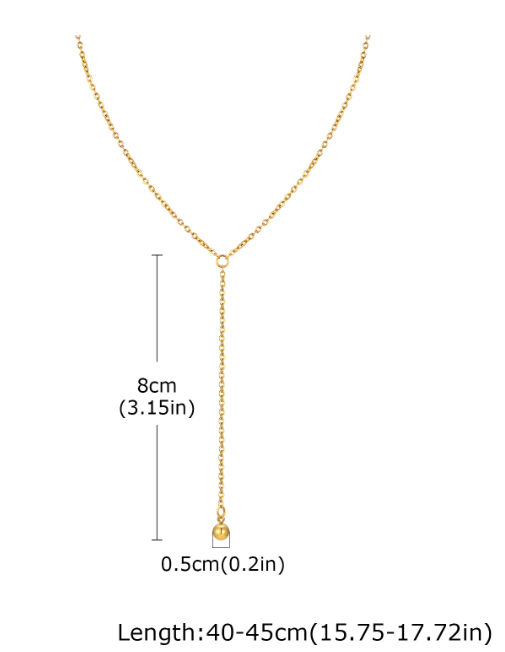 Celeste Drop Necklace