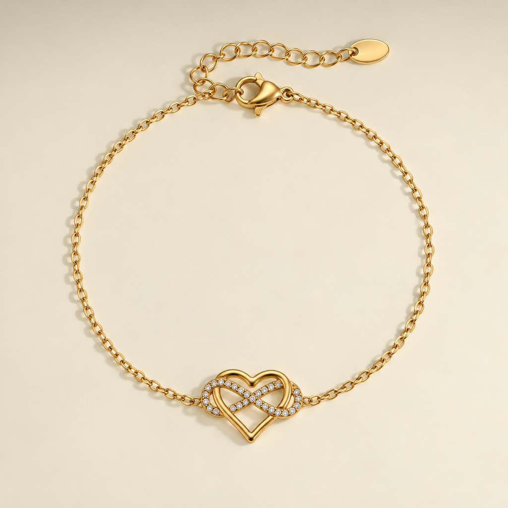 Infinity Heart Bracelet