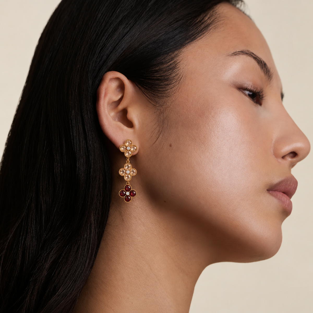 Four Leaf Clover Earrings