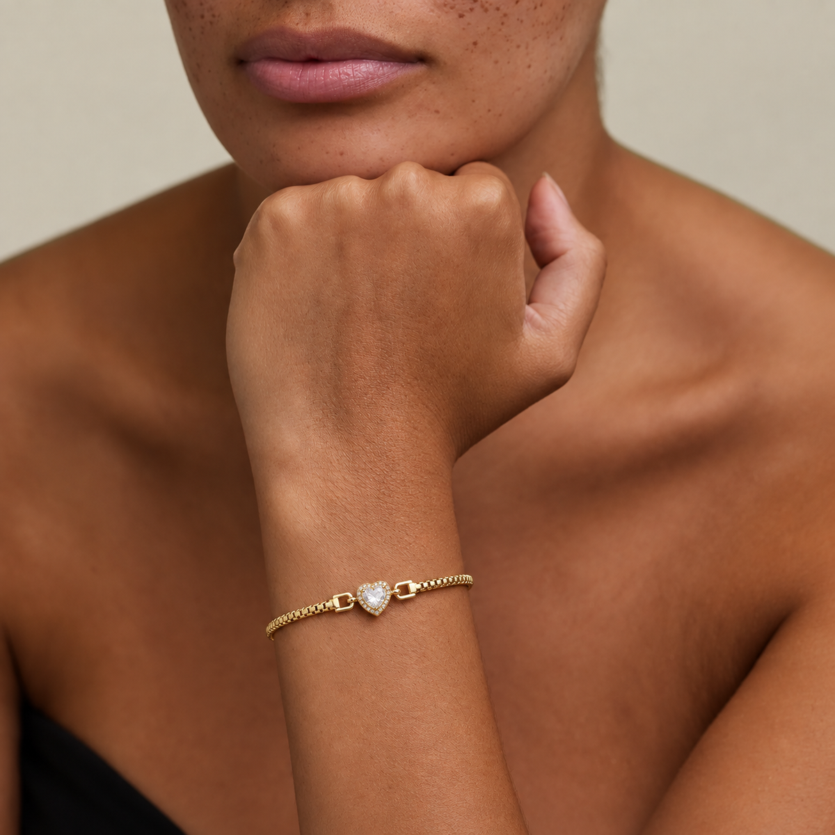 Heart Charm Bracelet
