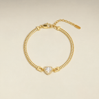 Heart Charm Bracelet