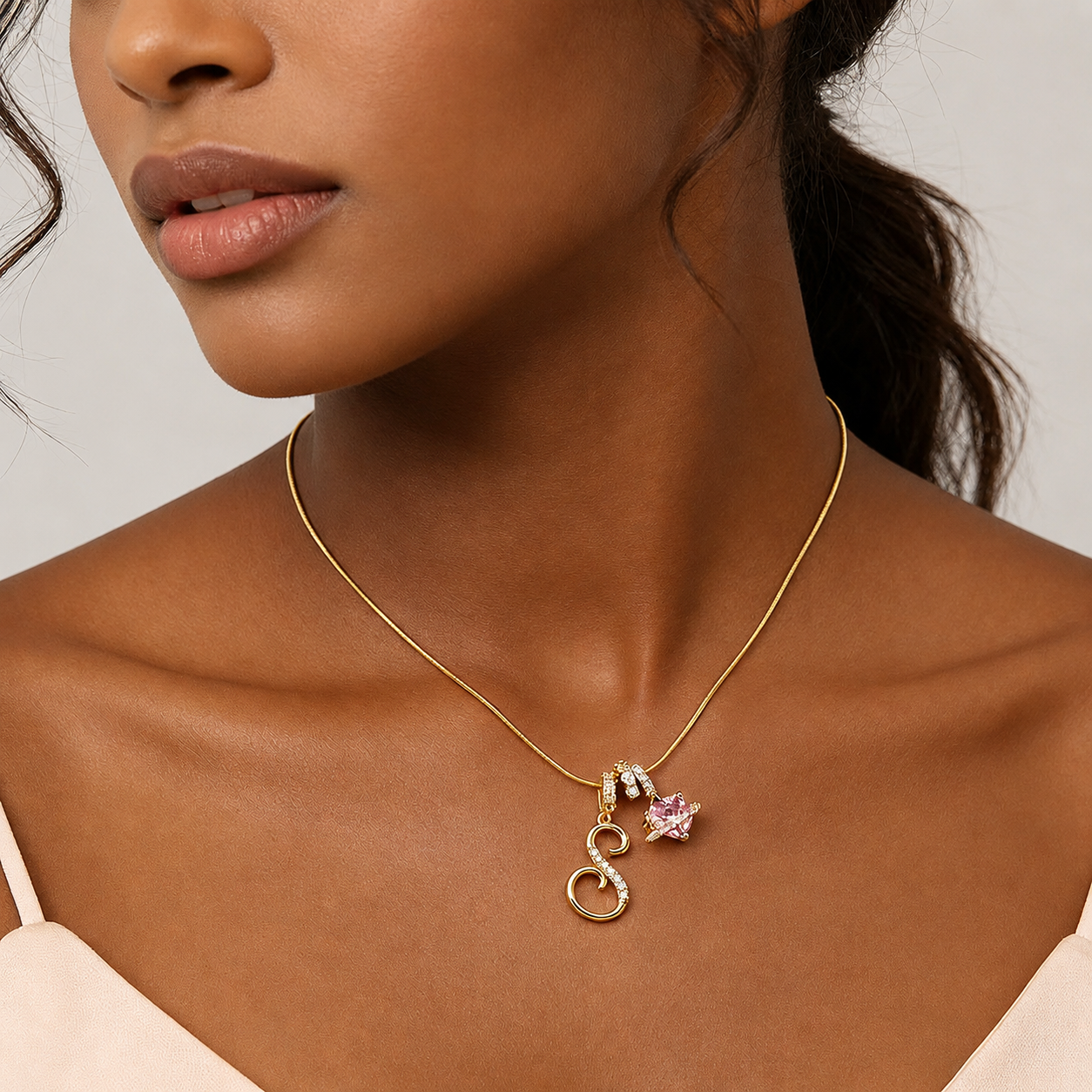 Celeste Initial Necklace