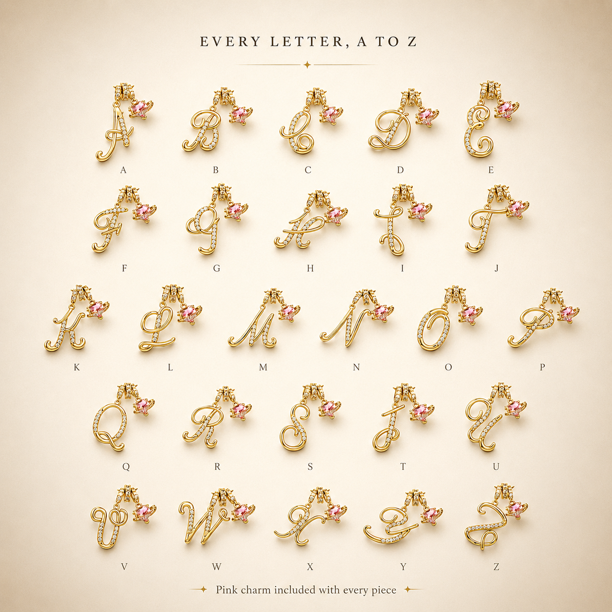 Celeste Initial Necklace