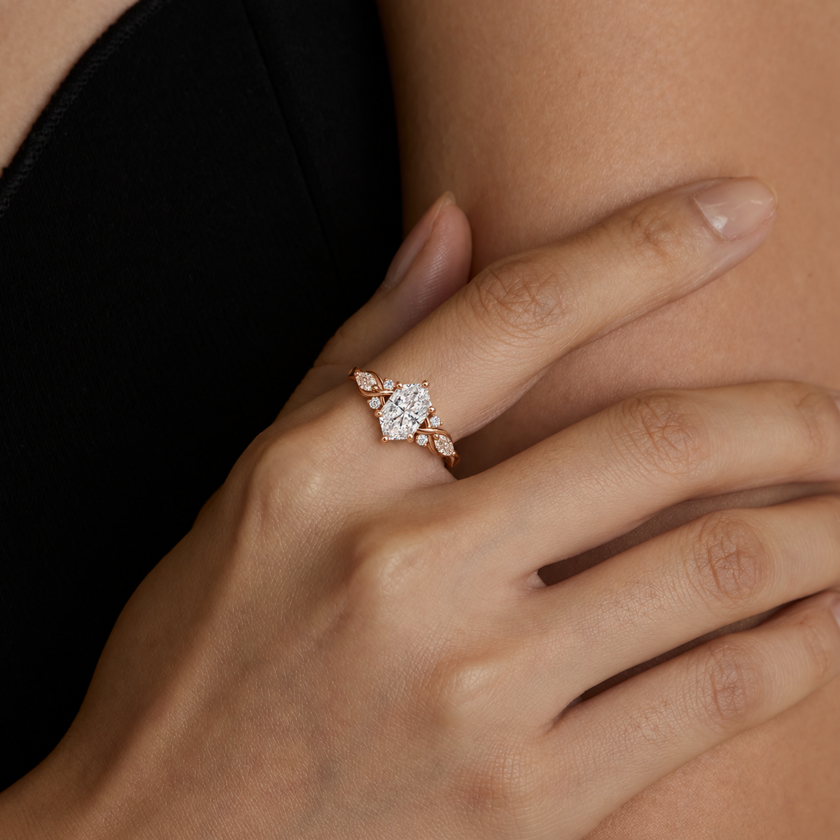 Marquise Crystal Ring