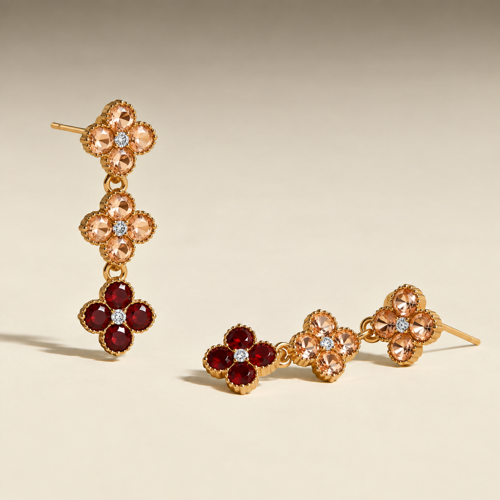 Four Leaf Clover Earrings