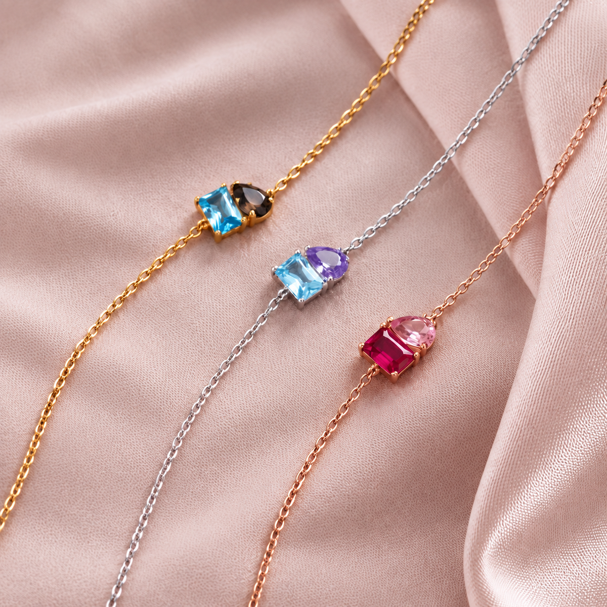 Dual Birthstone Bracelet