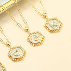 26-Letter Layered Necklace Set