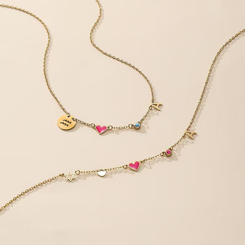 Personal Keepsake Charm Pendant Necklace