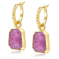 Geometric Minimalist Drop Earrings