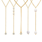 Celeste Y Drop Necklace series