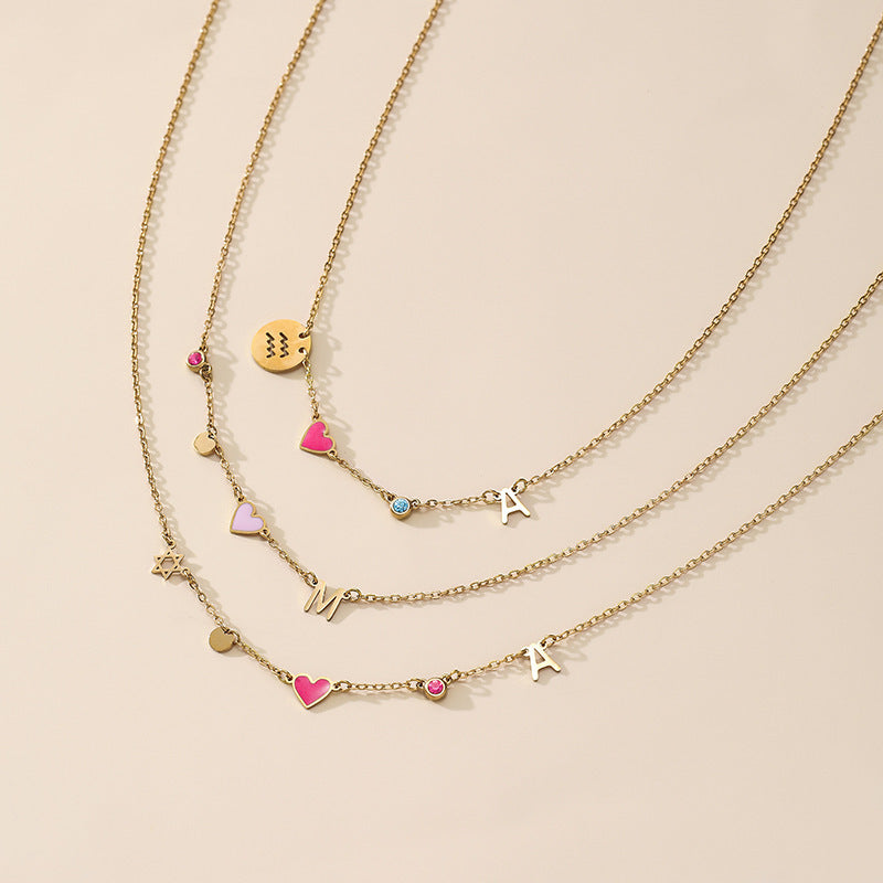 Personal Keepsake Charm Pendant Necklace