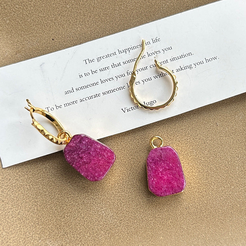 Geometric Minimalist Drop Earrings