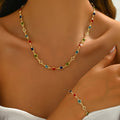 Colorful Crystal Beaded Bracelet