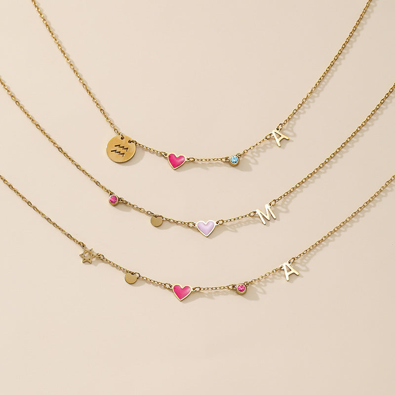 Personal Keepsake Charm Pendant Necklace