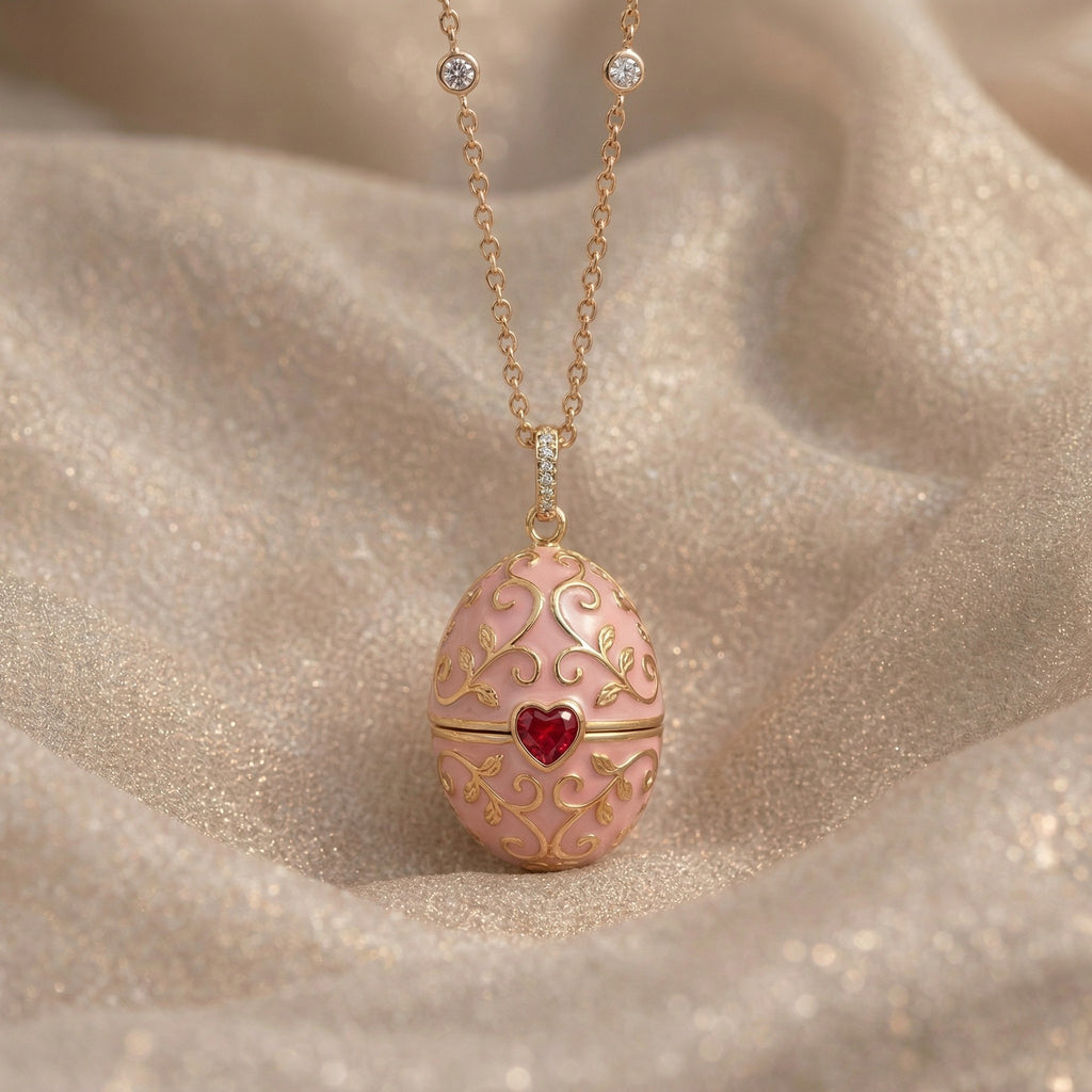 Pink Hue Colorful Openable Necklace | Minimal Luxury Gift for Her