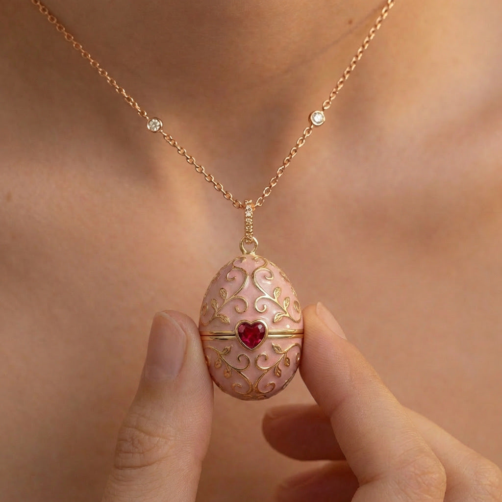 Pink Hue Colorful Openable Necklace | Minimal Luxury Gift for Her