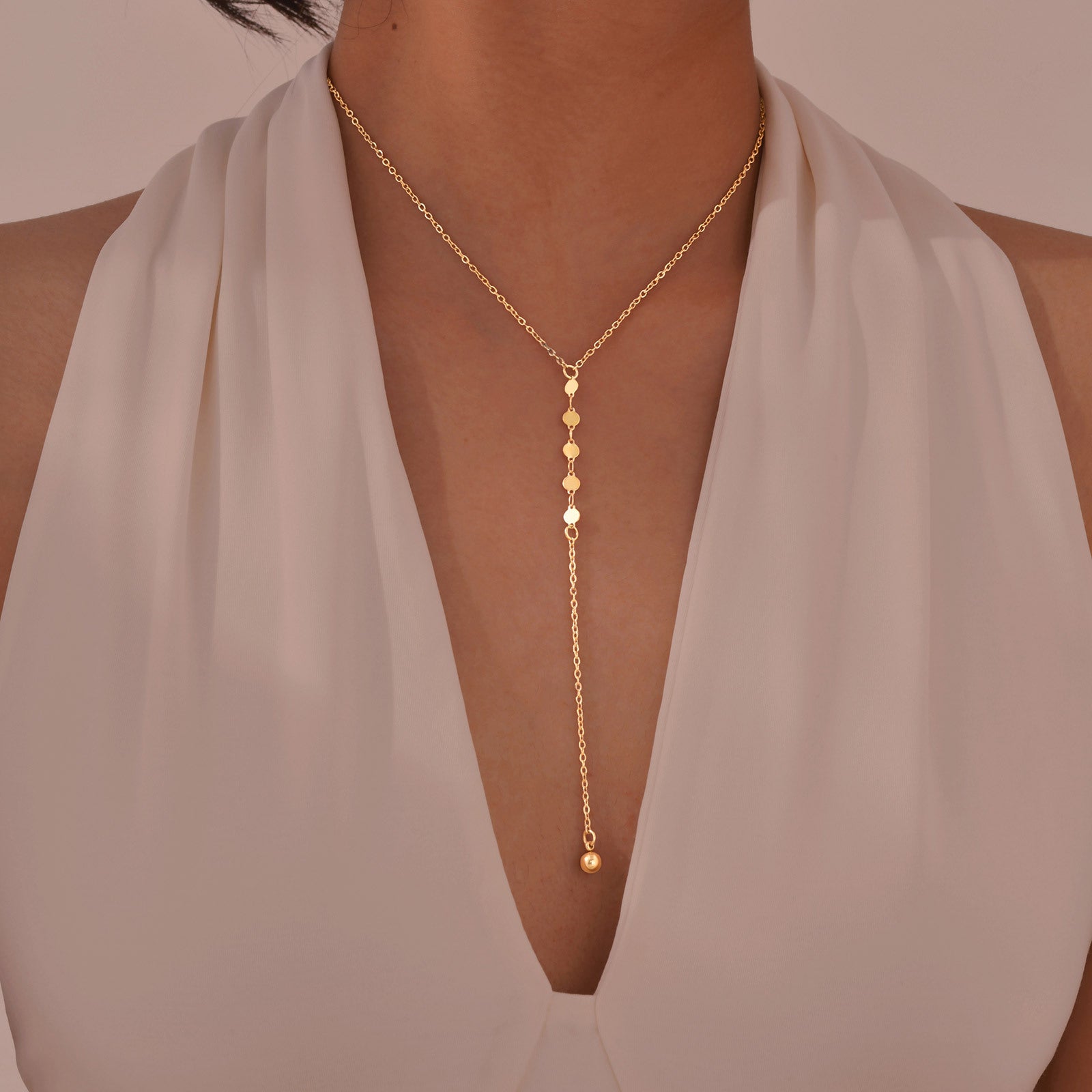 Celeste Y Drop Necklace series