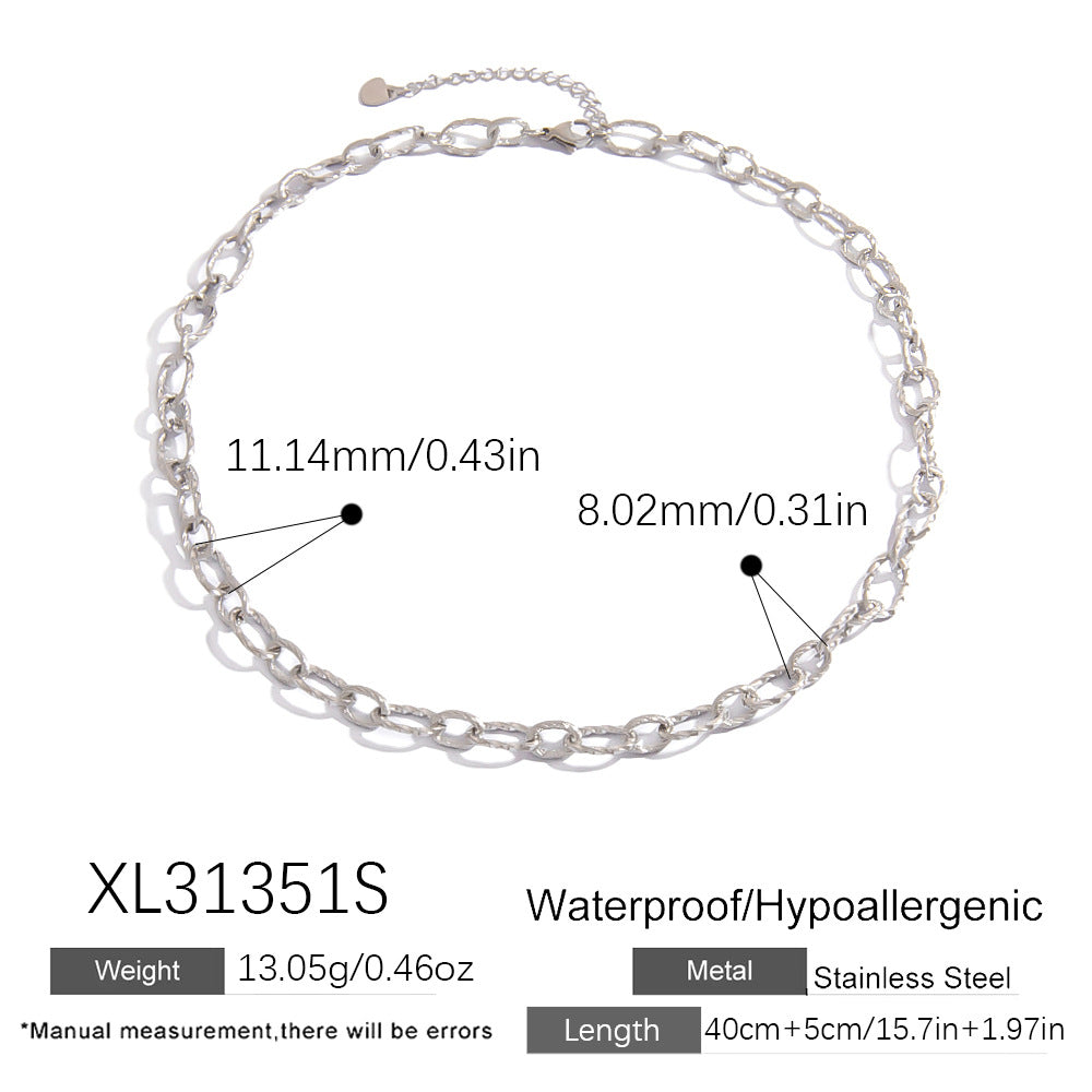 Textured Link Chain