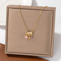 Light Luxury Enamel Tassel Clavicle Necklace | Sweet Dopamine Trendy Jewelry