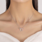 Interlocking Circle Pendant Necklace
