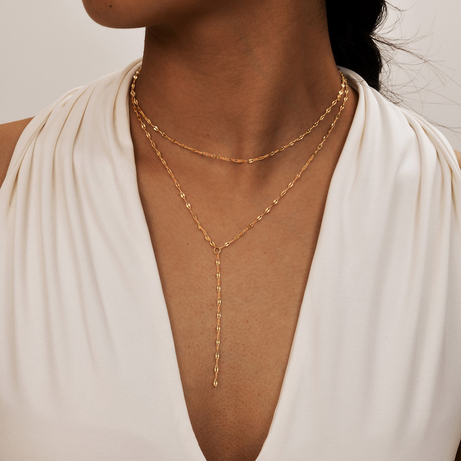 Celeste Y Drop Necklace series