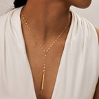 18K Gold Herringbone Chain