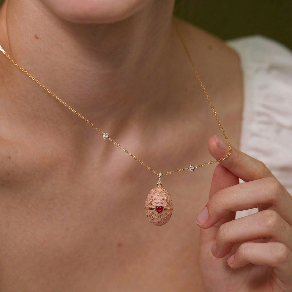 Pink Hue Colorful Openable Necklace | Minimal Luxury Gift for Her