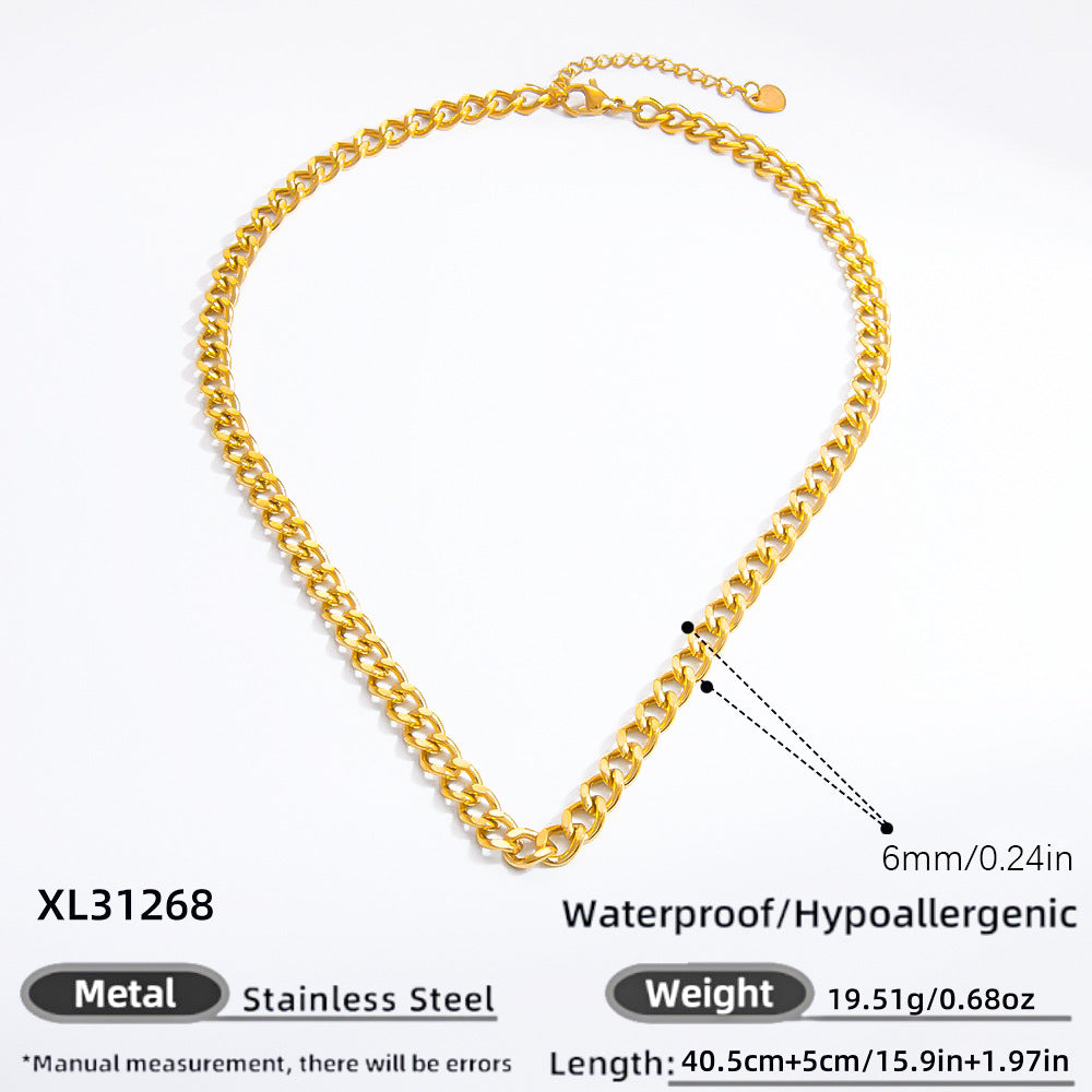 Textured Link Chain