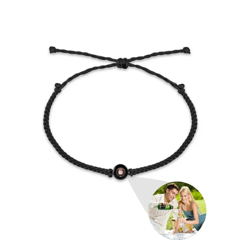 Circle Photo Bracelet Projection Bracelets