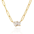Crystal Paperclip Necklace