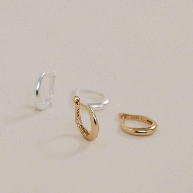 Chunky Huggie Hoops
