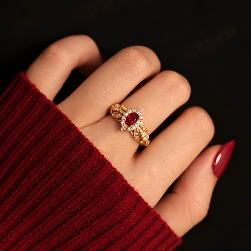 Vintage Ruby Ring